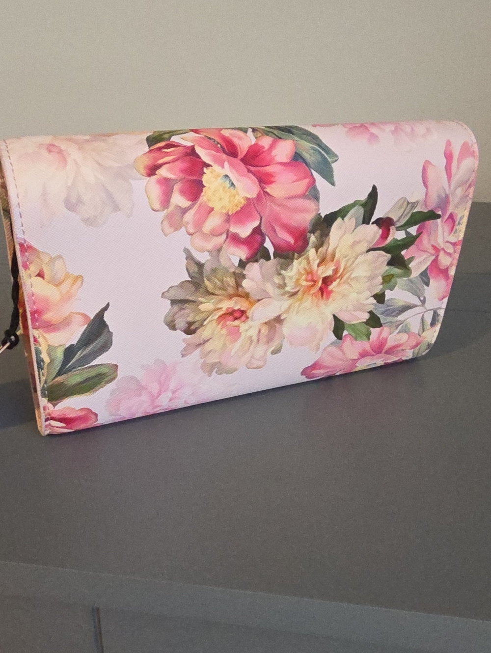 TED BAKER LONDON NWT Parisa Pink Floral Chain Crossbody Bag - Picture 15 of 15